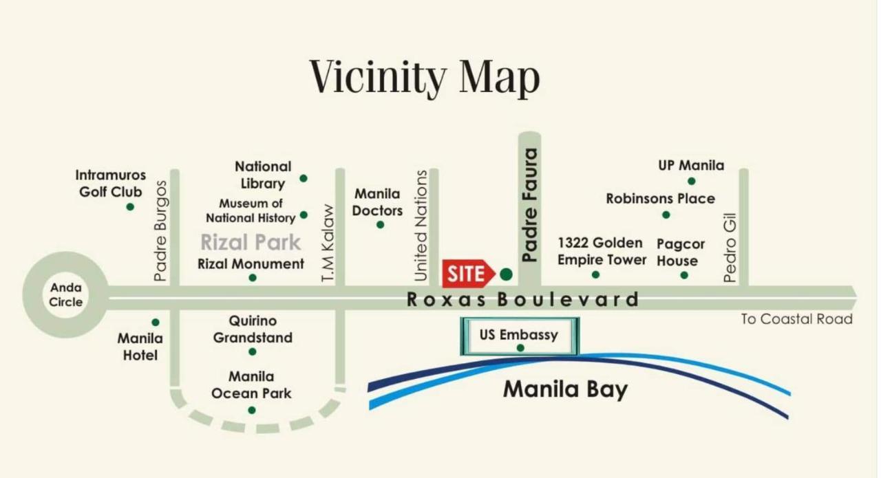 Grand Riviera Suites Comfy Condo Near Us Embassy Manila Bay Roxas Blvd Ermita Manila Exteriér fotografie